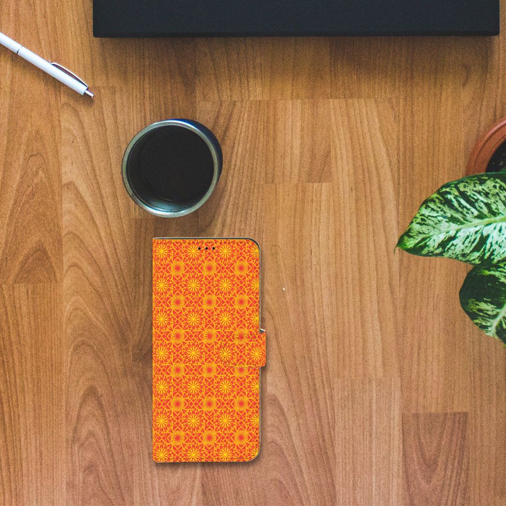 Sony Xperia 1 IV Telefoon Hoesje Batik Oranje