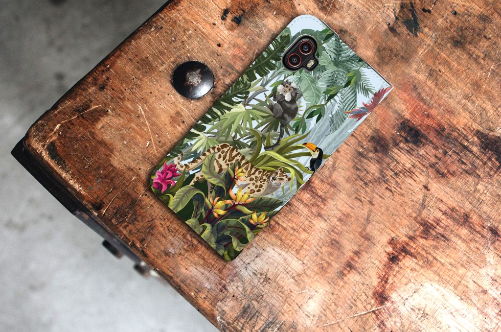 Hoesje maken voor Samsung Galaxy Xcover 6 Pro Jungle - B2C Telecom