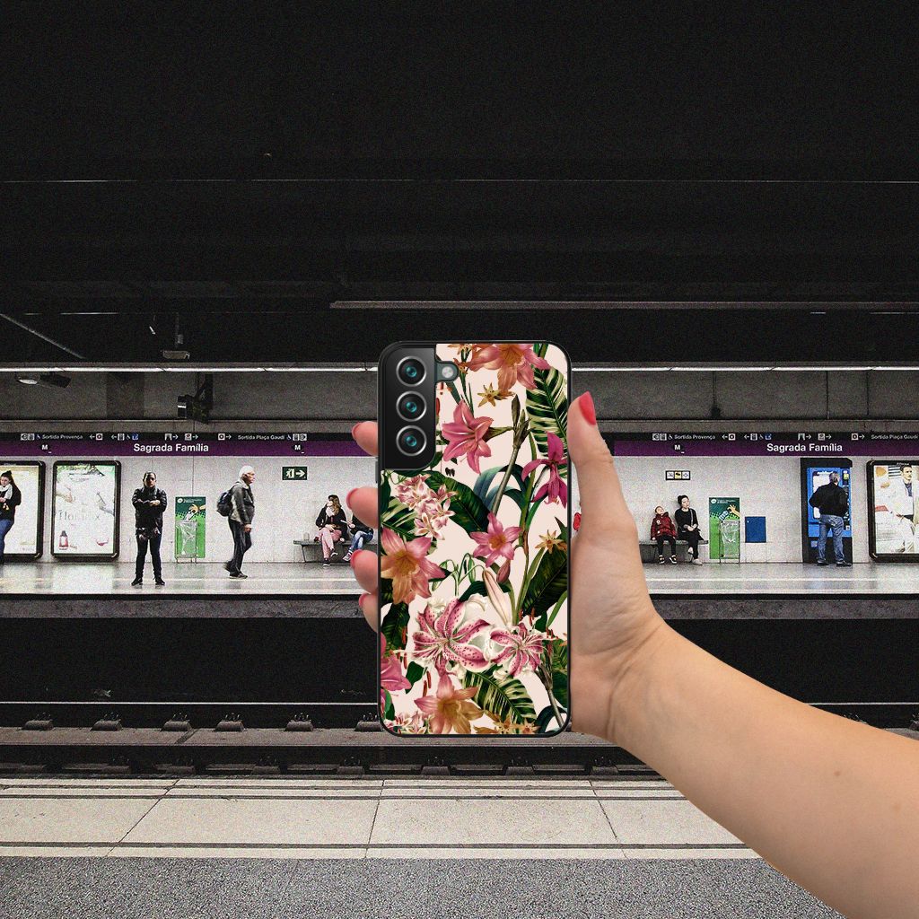 Samsung Galaxy S22 Plus Bloemen Hoesje Flowers B2C Telecom