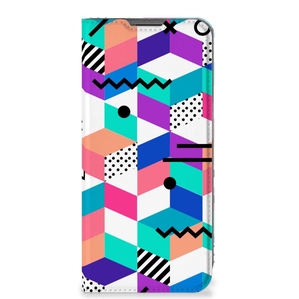 Nokia G11 | G21 Stand Case Blokken Kleurrijk - B2C Telecom