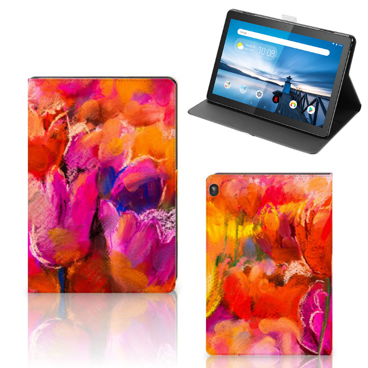 Hoes Lenovo Tablet M10 Tulips