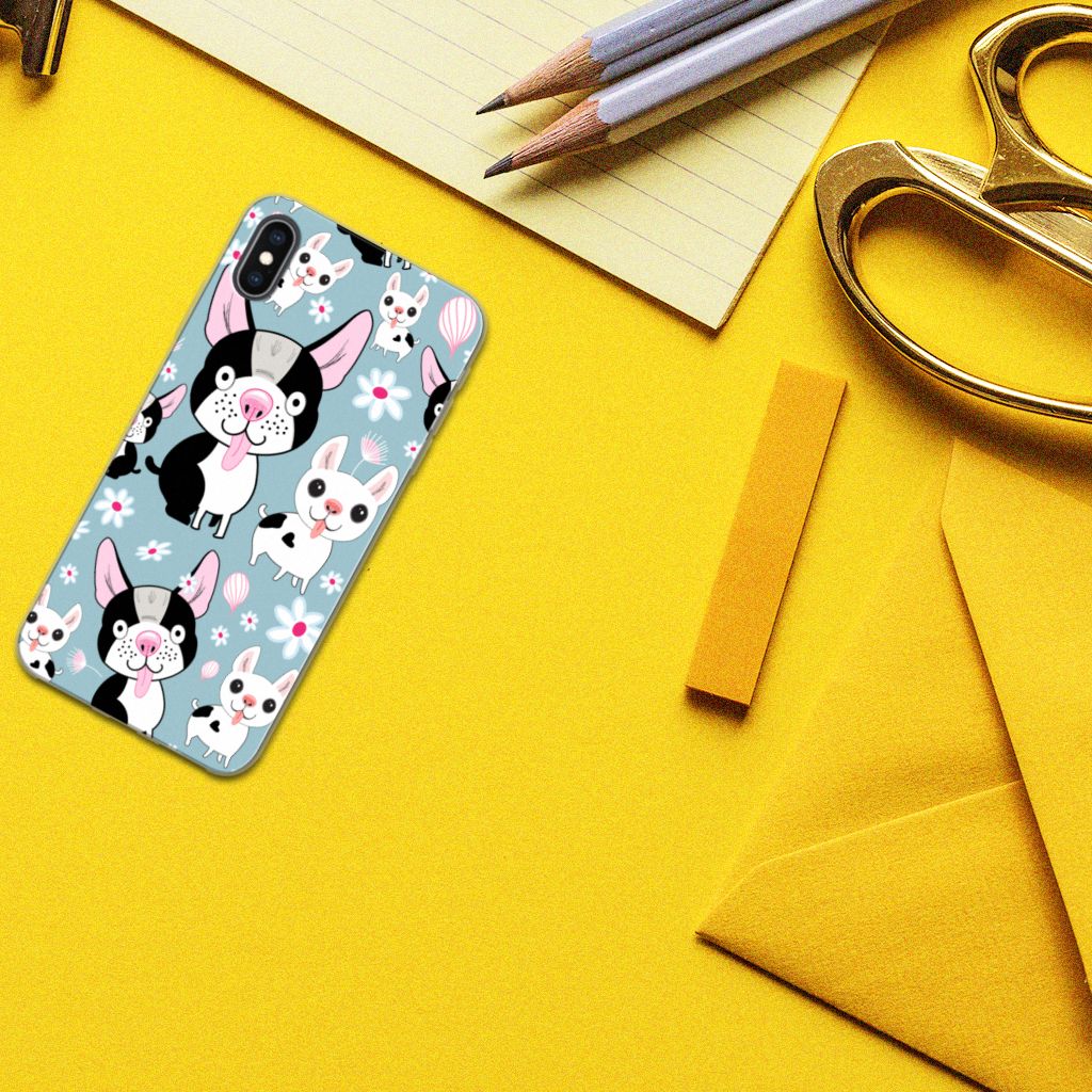 Apple iPhone Xs Max TPU Hoesje Hondjes