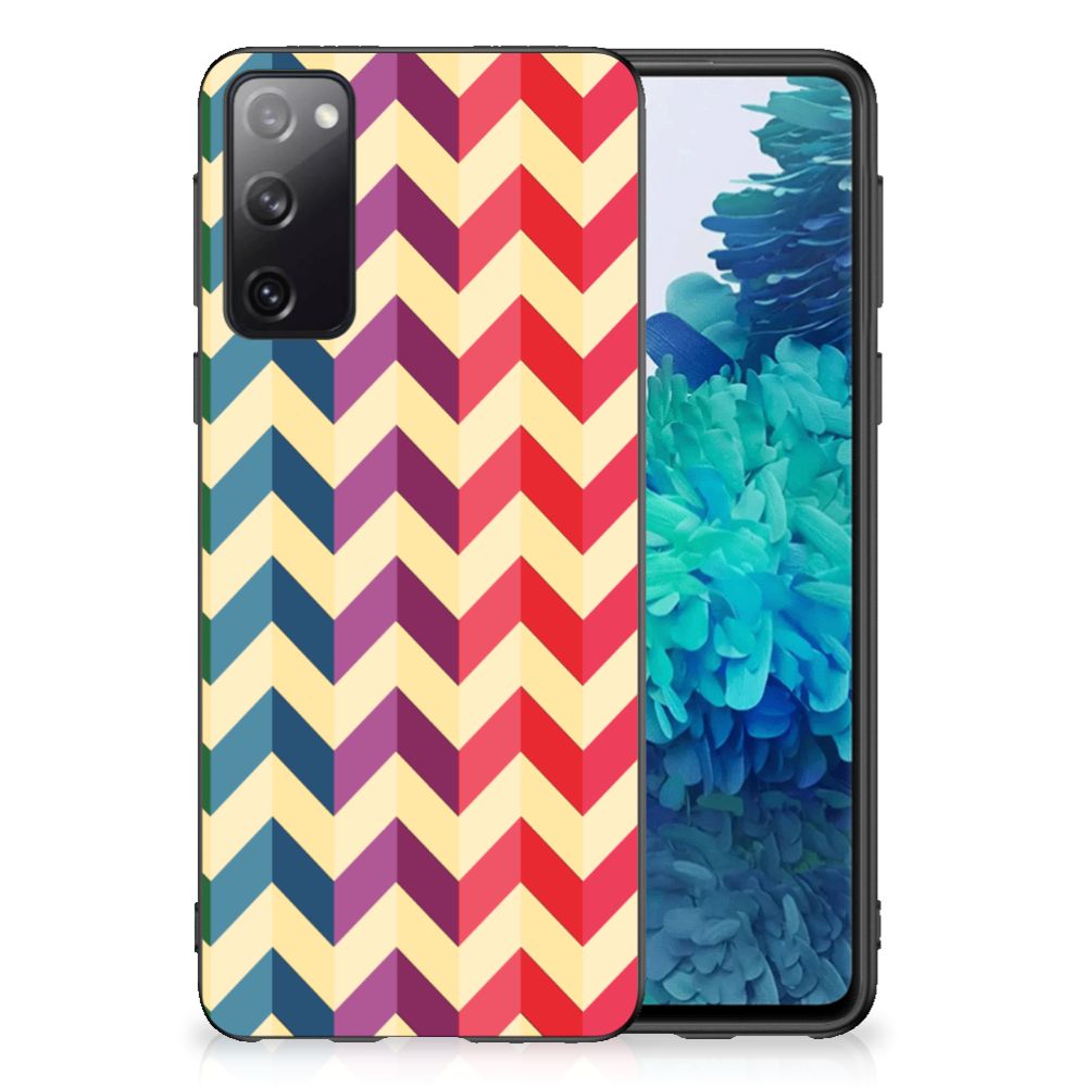 Samsung Galaxy S20 Bumper Case Zigzag Multi Color