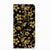 Motorola Moto E5 Play Smart Cover Gouden Bloemen