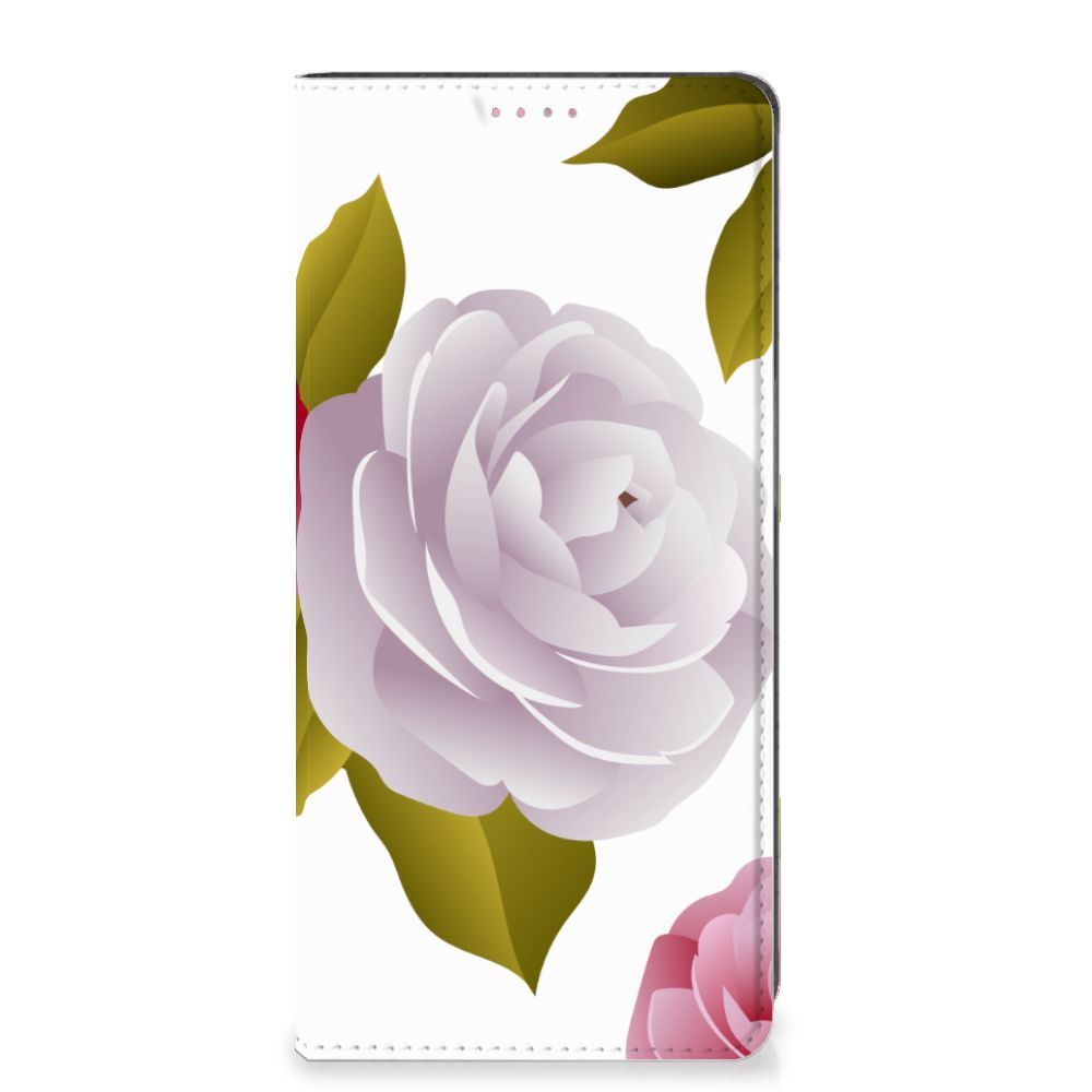 OPPO A54 5G | A74 5G | A93 5G Smart Cover Roses - B2C Telecom