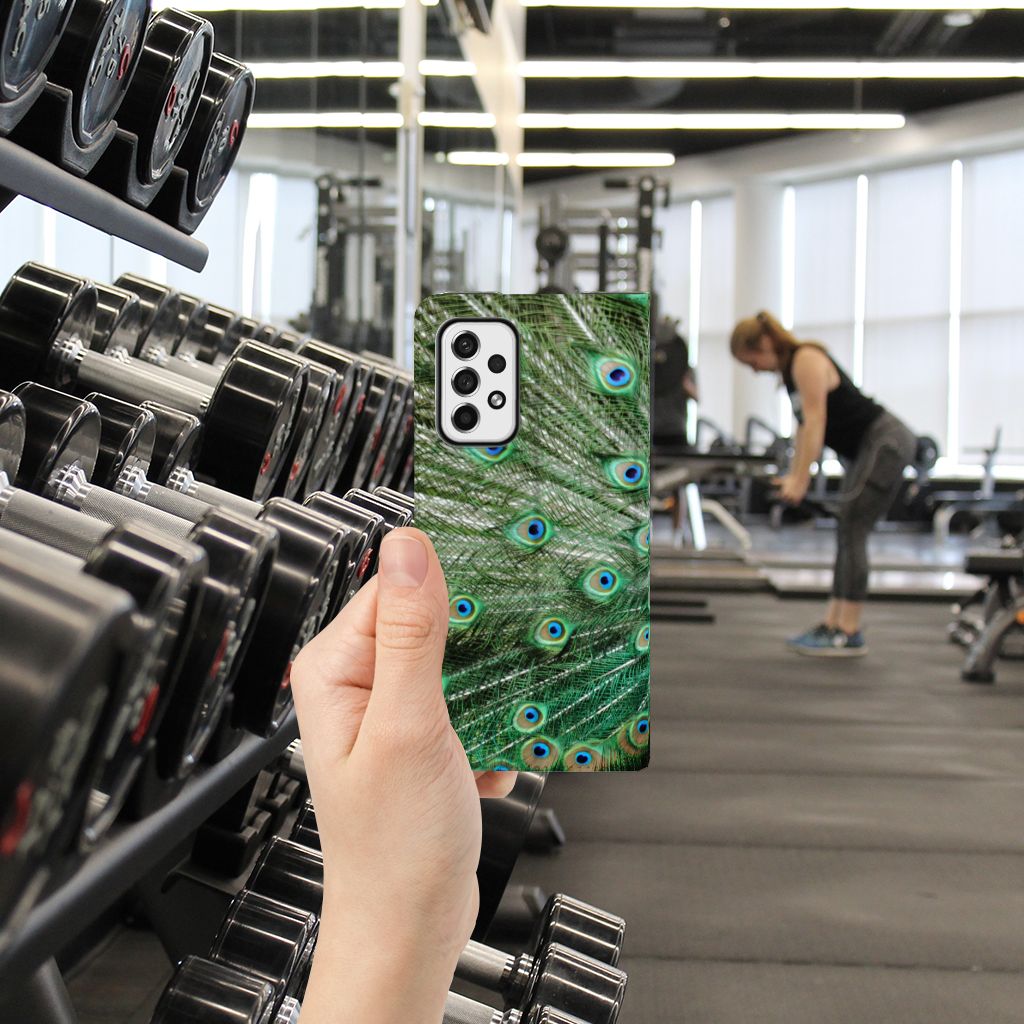 Samsung Galaxy A73 Hoesje maken Pauw - B2C Telecom