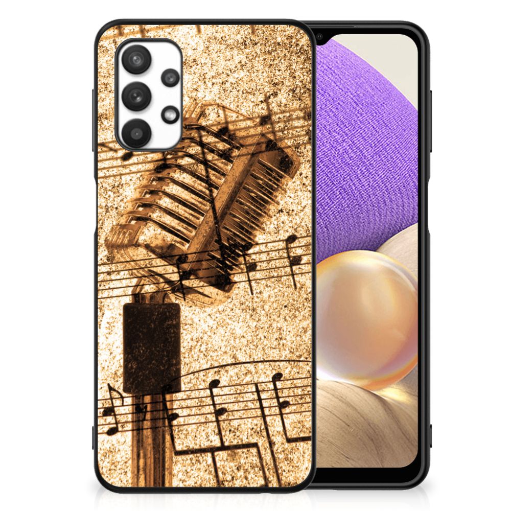 Samsung Galaxy A32 5G Silicone Back Case Bladmuziek B2C Telecom