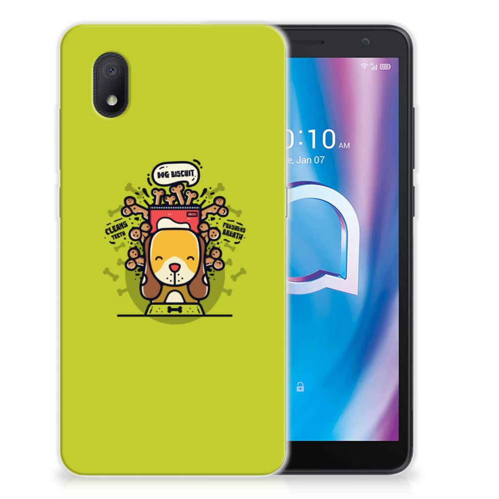 Alcatel 1B (2020) Telefoonhoesje met Naam Doggy Biscuit B2C Telecom