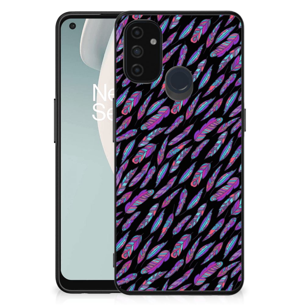 OnePlus Nord N100 Back Case Feathers Color