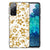 Samsung Galaxy S20 Skin Case Gouden Bloemen