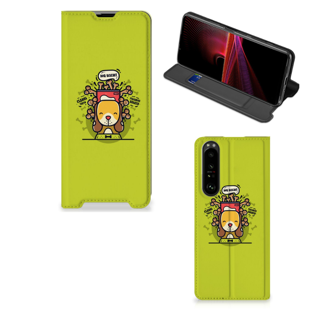 Sony Xperia 1 III Magnet Case Doggy Biscuit - B2C Telecom