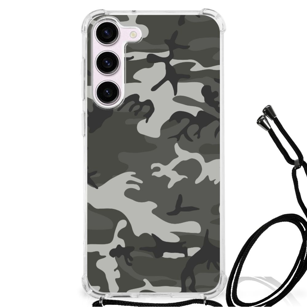 Samsung Galaxy S23 Doorzichtige Silicone Hoesje Army Light B2C Telecom