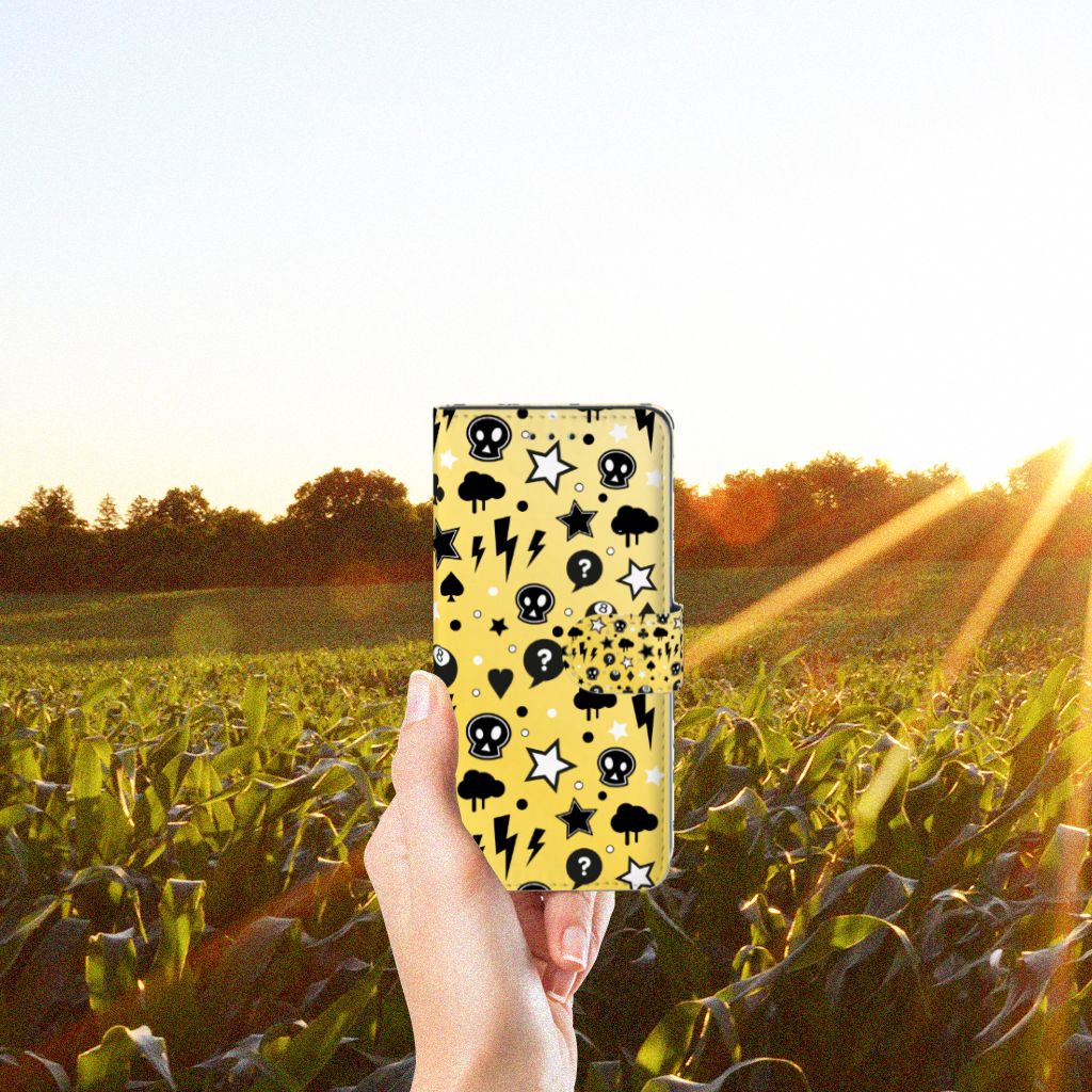 Telefoonhoesje met Naam Honor 20 Pro Punk Geel
