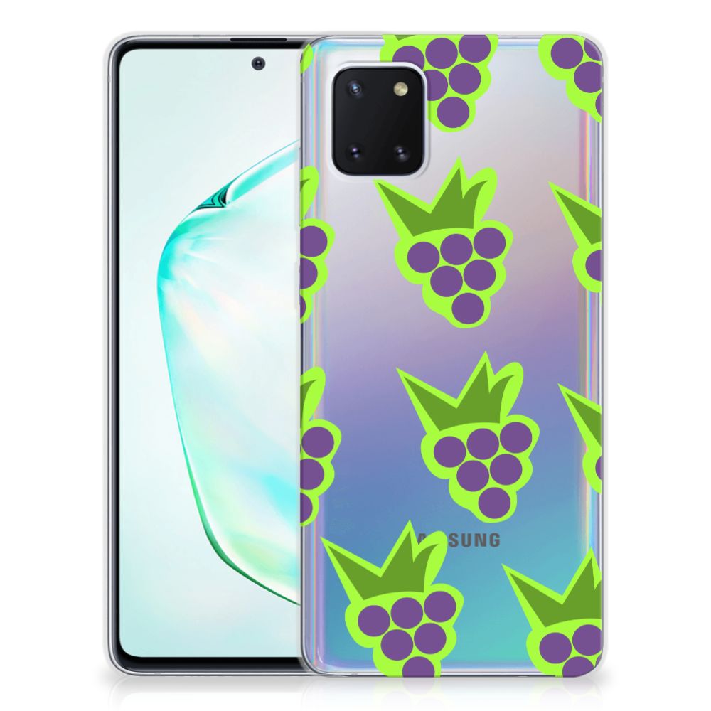 Samsung Galaxy Note 10 Lite Siliconen Case Druiven B2C Telecom