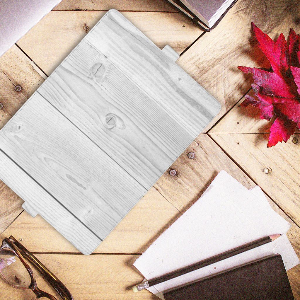 Lenovo Tab M10 Plus 3rd Gen 10.6 inch Tablet Book Cover White Wood