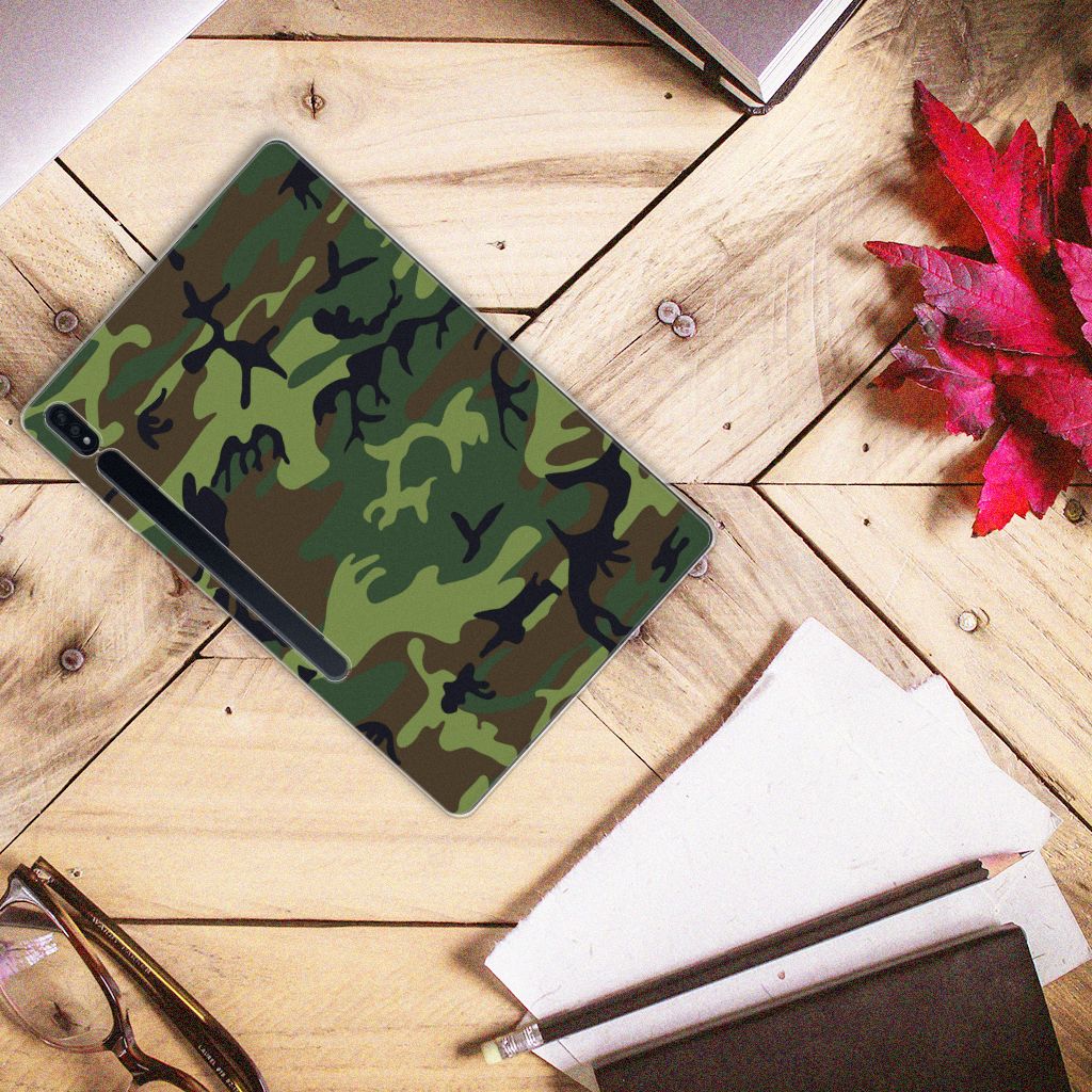Samsung Galaxy Tab S7 Plus | S8 Plus Hippe Hoes Army Dark - B2C Telecom