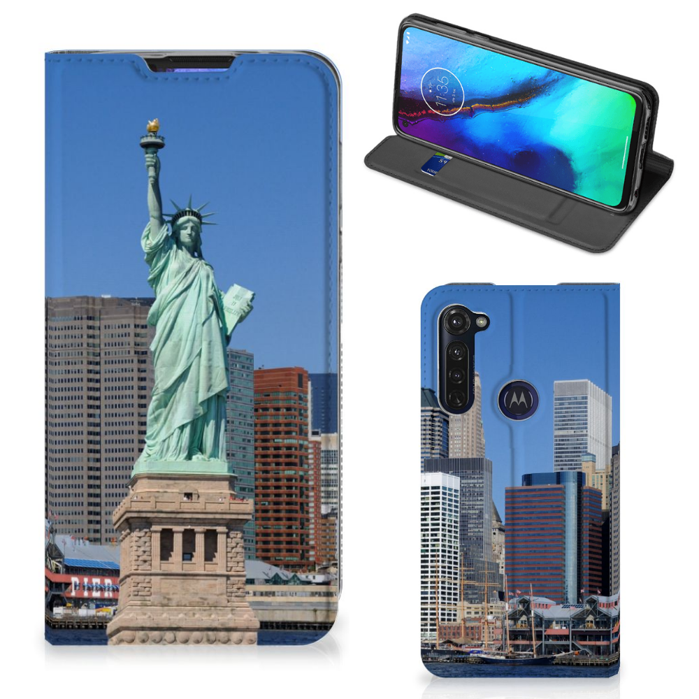 Motorola Moto G Pro Book Cover Vrijheidsbeeld - B2C Telecom