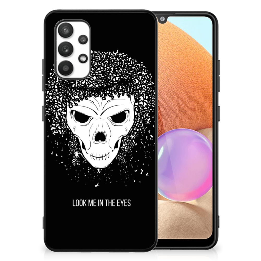 Telefoonhoesje Samsung Galaxy A32 4G | A32 5G Enterprise Editie Skull Hair B2C Telecom