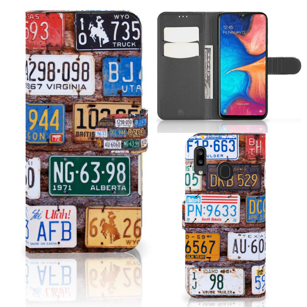 Samsung Galaxy A30 Telefoonhoesje met foto Kentekenplaten