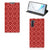 Samsung Galaxy Note 10 Hoesje met Magneet Batik Rood