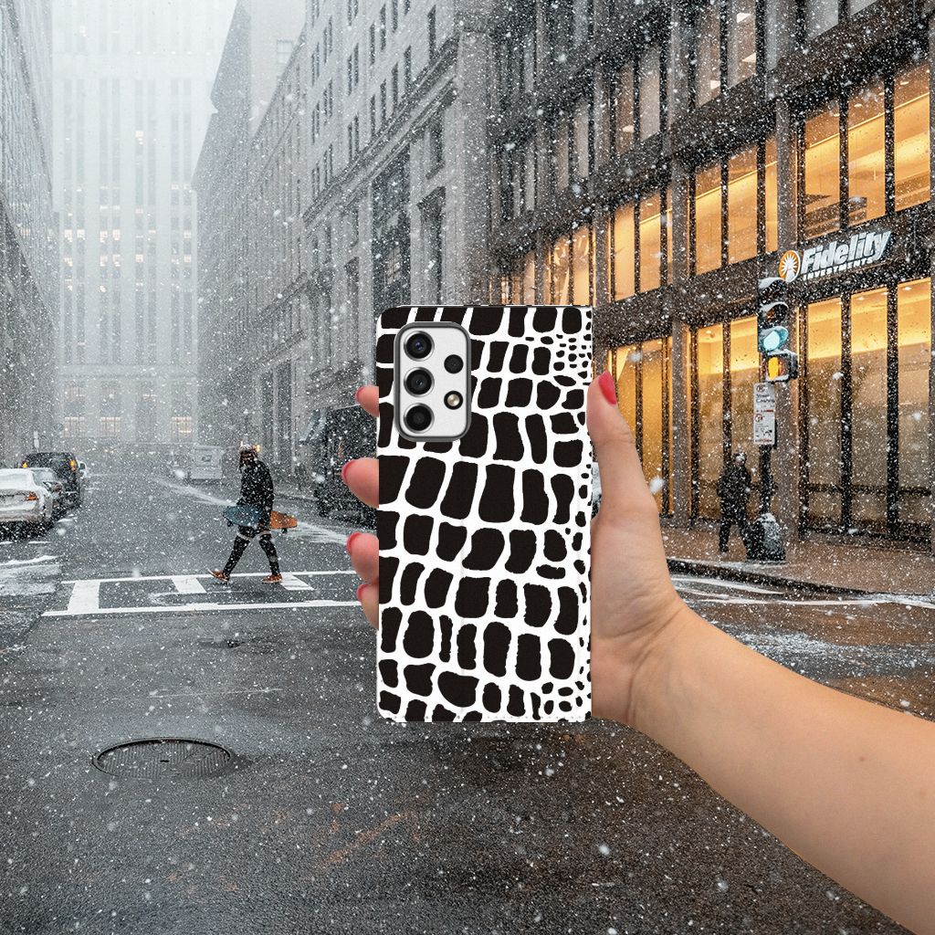 Samsung Galaxy A53 Hoesje maken Slangenprint - B2C Telecom