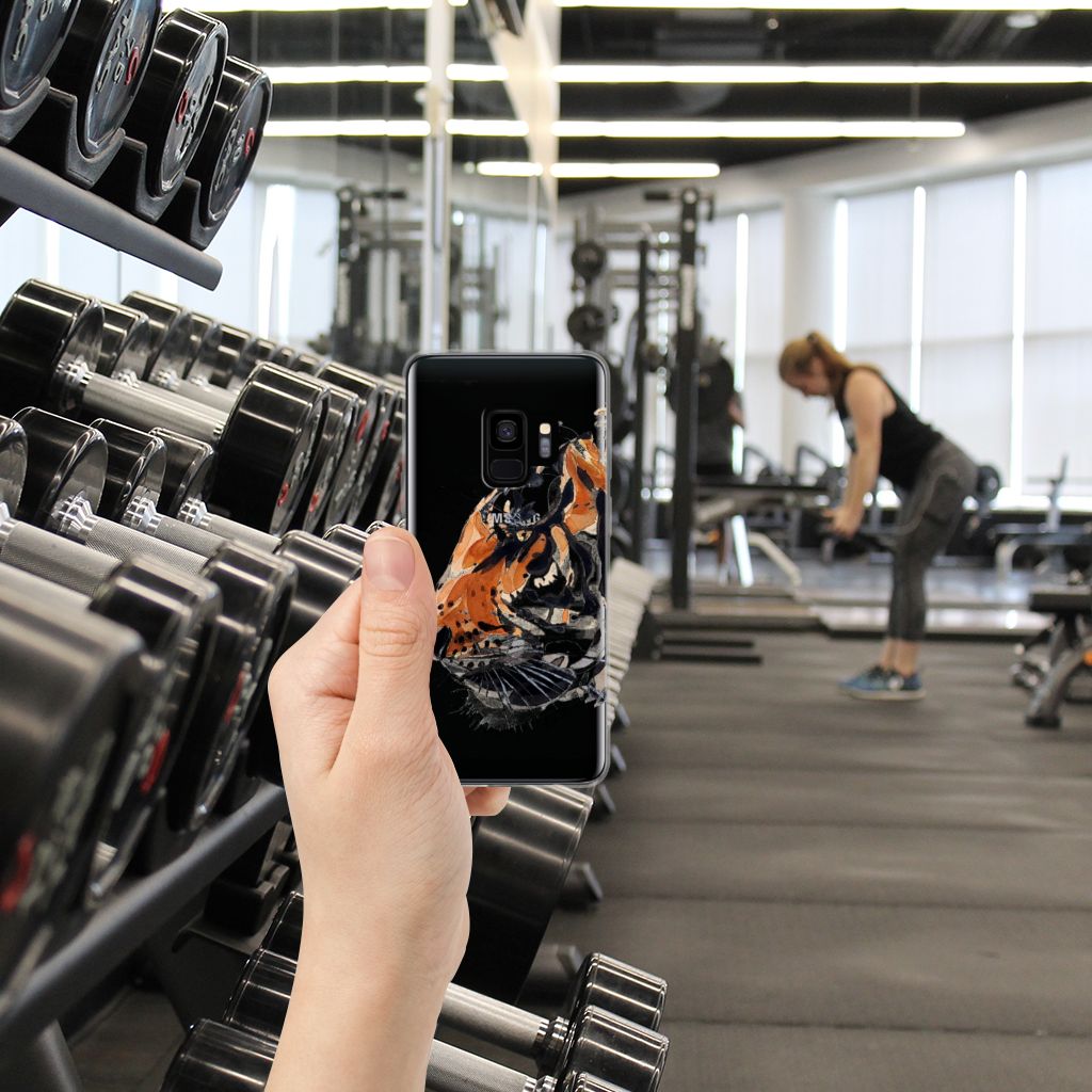 Hoesje maken Samsung Galaxy S9 Watercolor Tiger