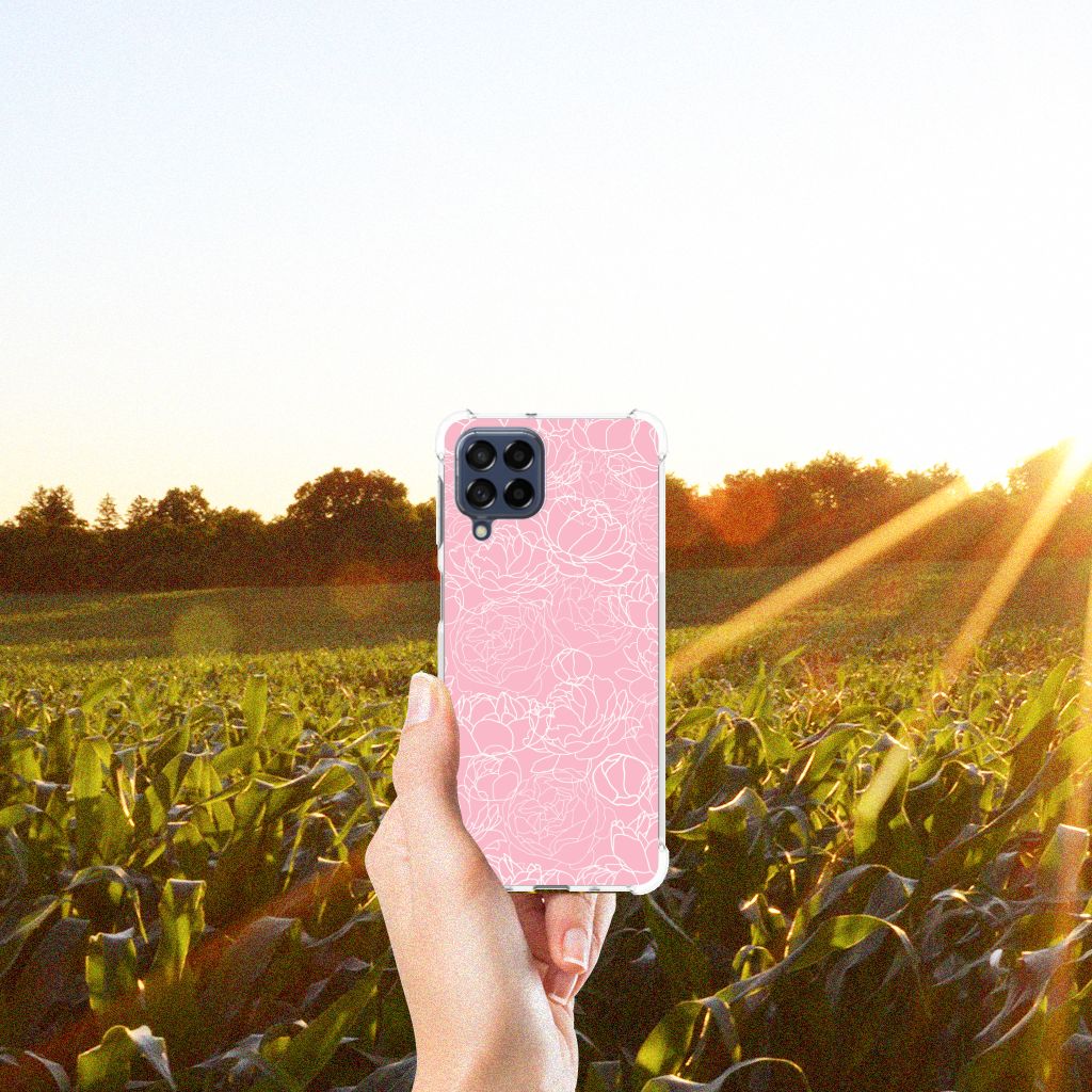 Samsung Galaxy M53 Case White Flowers B2C Telecom