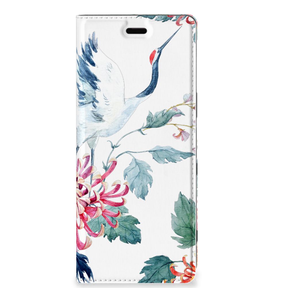 Sony Xperia 5 Hoesje maken Bird Flowers - B2C Telecom