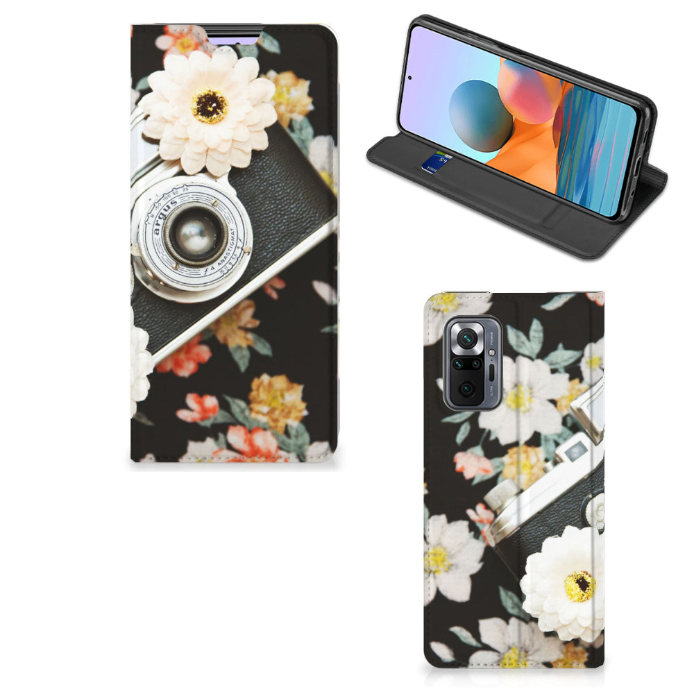 Xiaomi Redmi Note 10 Pro Stand Case Vintage Camera
