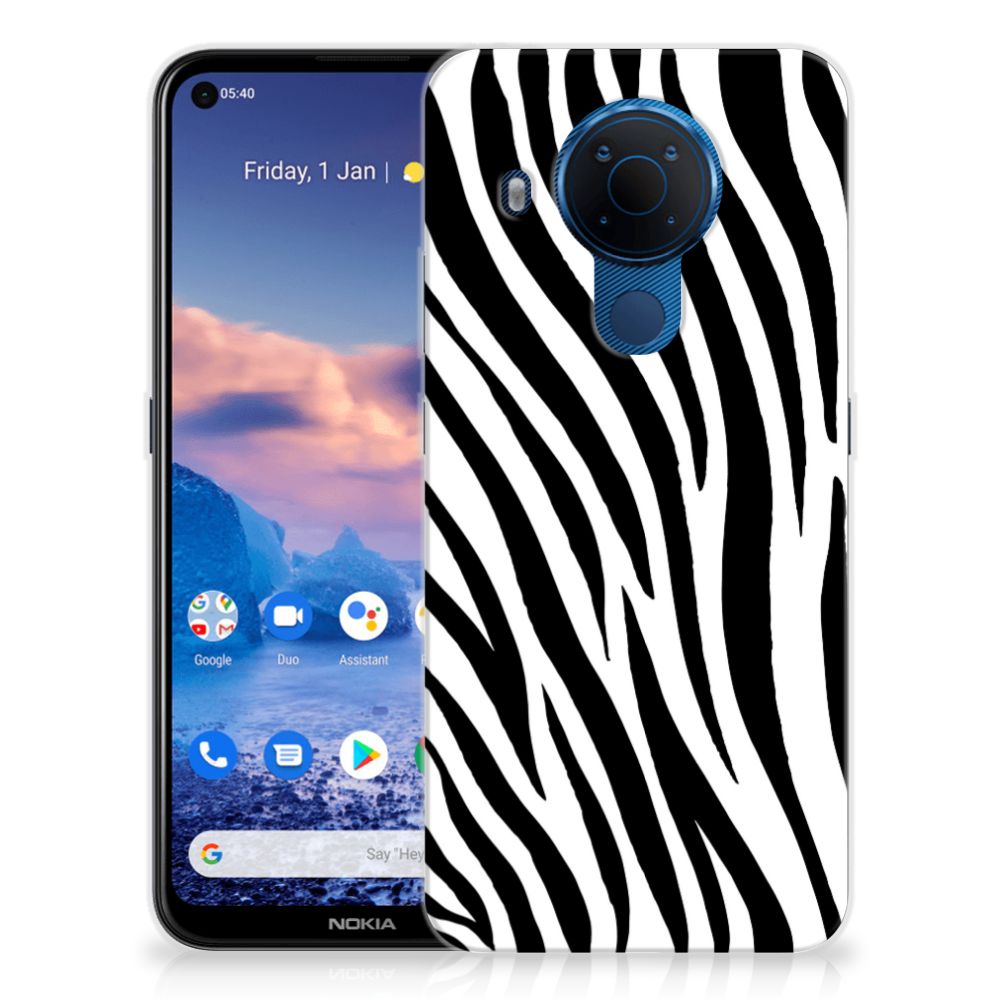 Nokia 5.4 TPU Hoesje Zebra