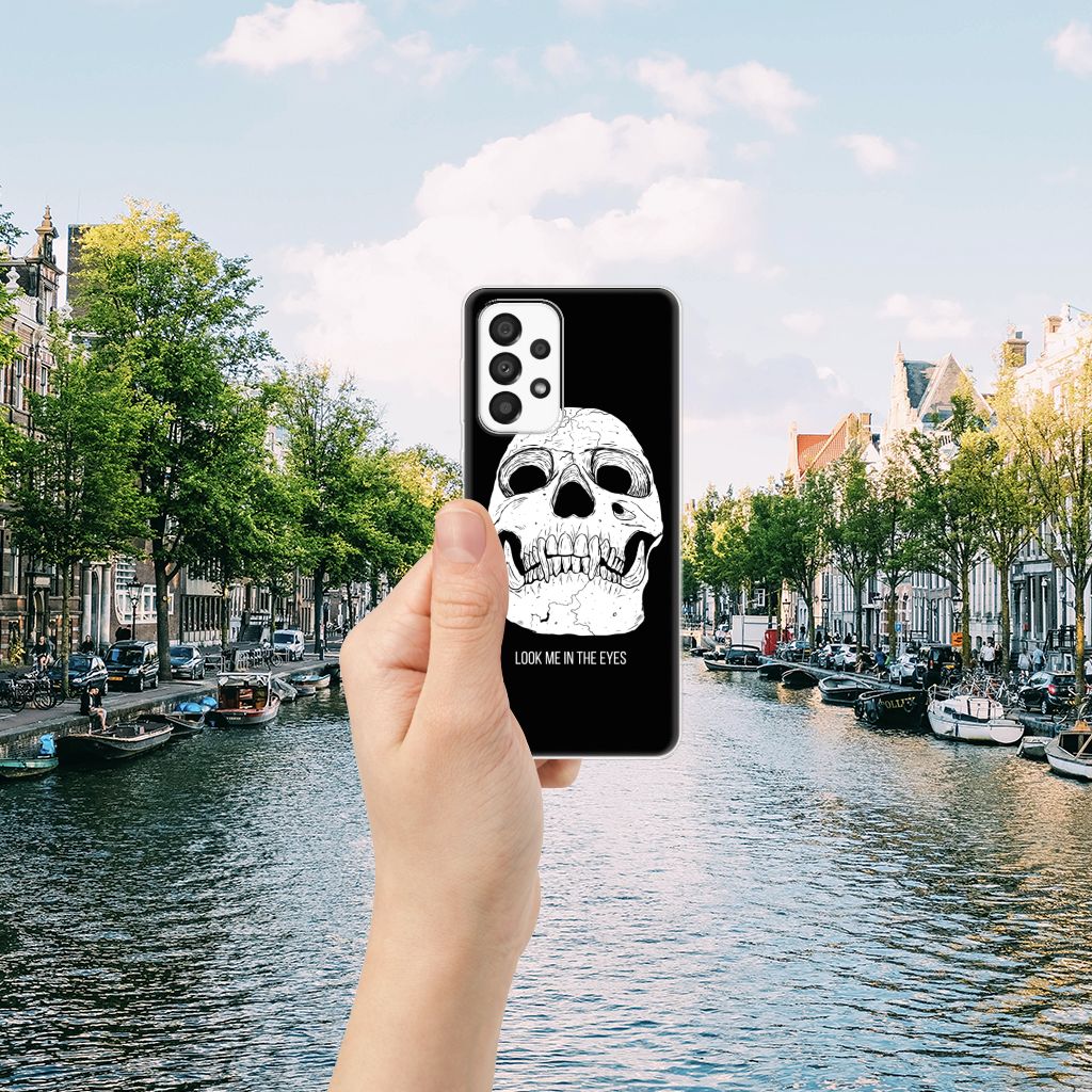 Silicone Back Case Samsung Galaxy A33 5G Skull Eyes B2C Telecom