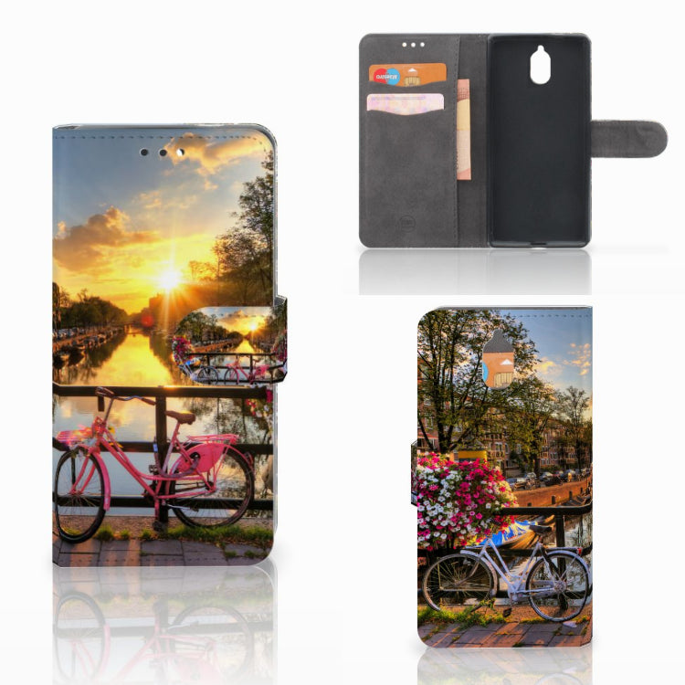 Nokia 3.1 (2018) Flip Cover Amsterdamse Grachten