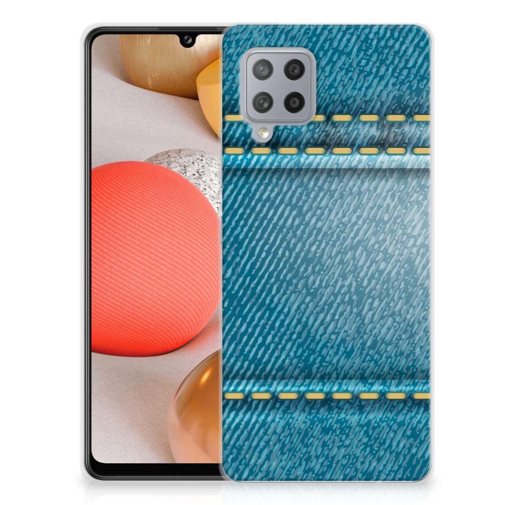 Samsung Galaxy A42 Silicone Back Cover Jeans