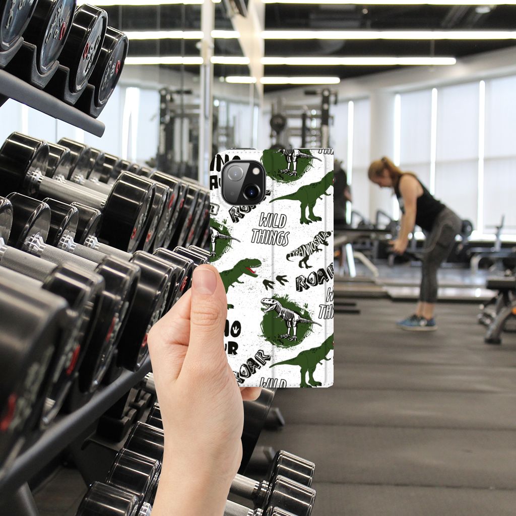 Hoesje maken voor Apple iPhone 14 Plus Dinosaurus