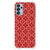 Samsung Galaxy A13 (4G) Doorzichtige Silicone Hoesje Batik Rood B2C Telecom