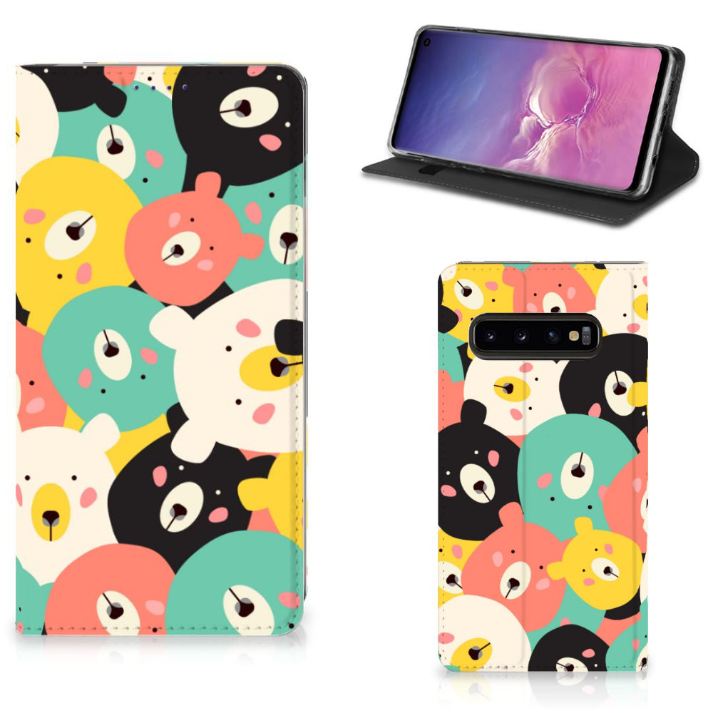 Samsung Galaxy S10 Magnet Case Bears
