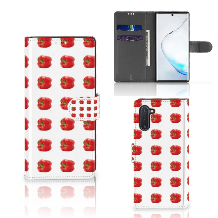 Samsung Galaxy Note 10 Book Cover Paprika Red
