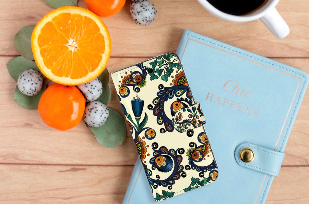 Wallet Case Samsung Galaxy A52 Barok Flower