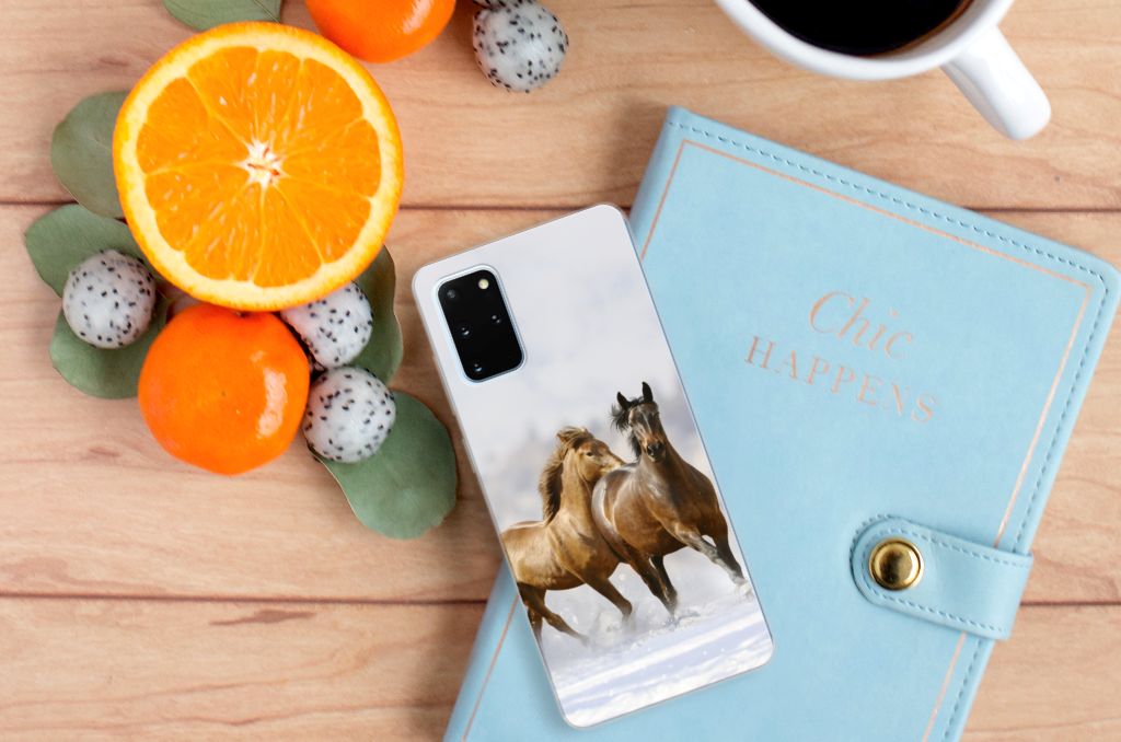 Samsung Galaxy S20 Plus TPU Hoesje Paarden