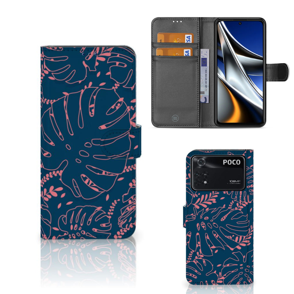 Xiaomi Poco X4 Pro 5G Hoesje Palm Leaves