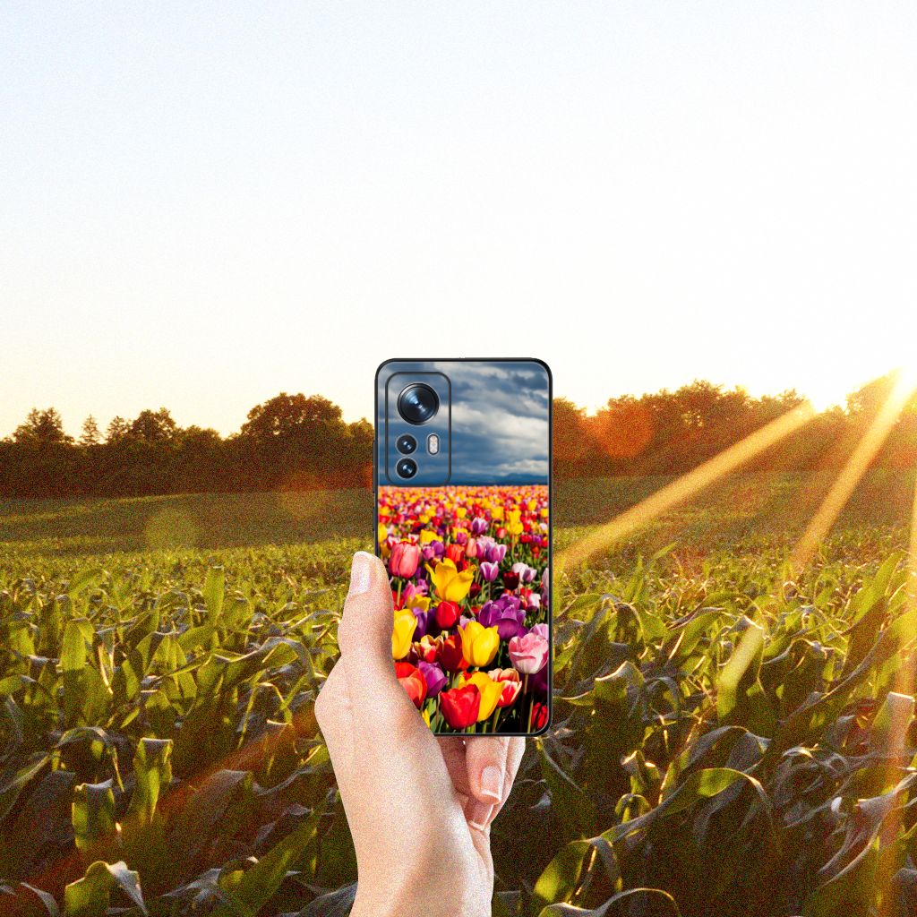 Xiaomi 12 | 12X Bloemen Hoesje Tulpen B2C Telecom
