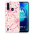 Motorola Moto G8 Power Lite TPU Case Pink Flowers B2C Telecom