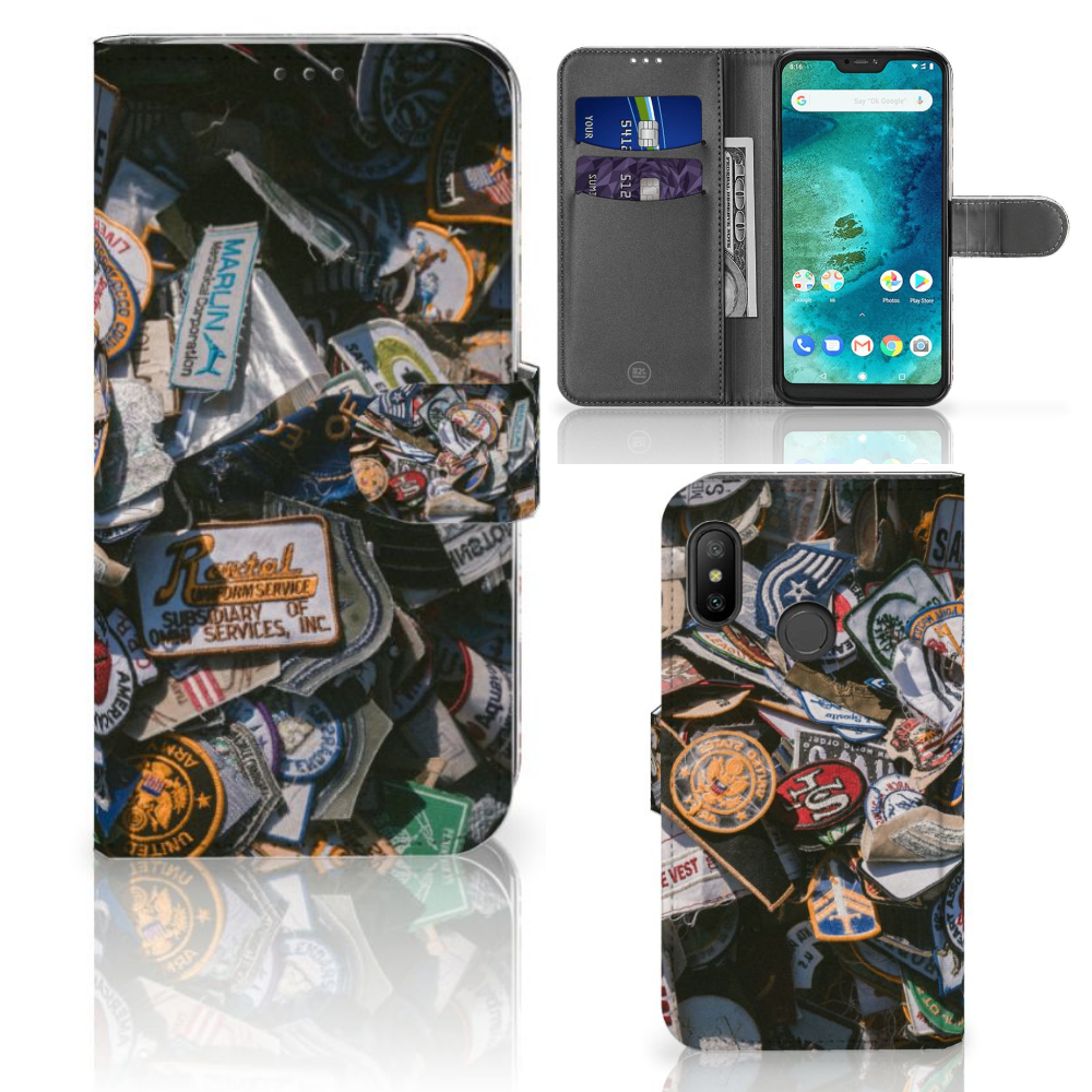 Xiaomi Mi A2 Lite Telefoonhoesje met foto Badges
