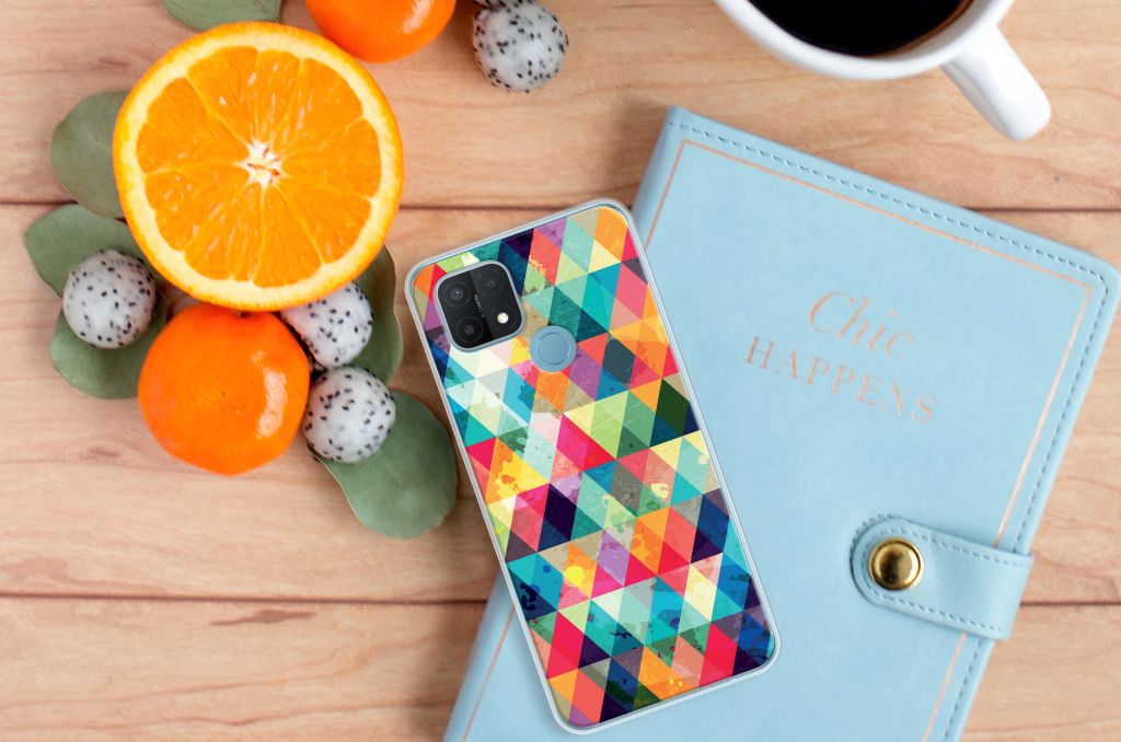 OPPO A15 TPU bumper Geruit B2C Telecom