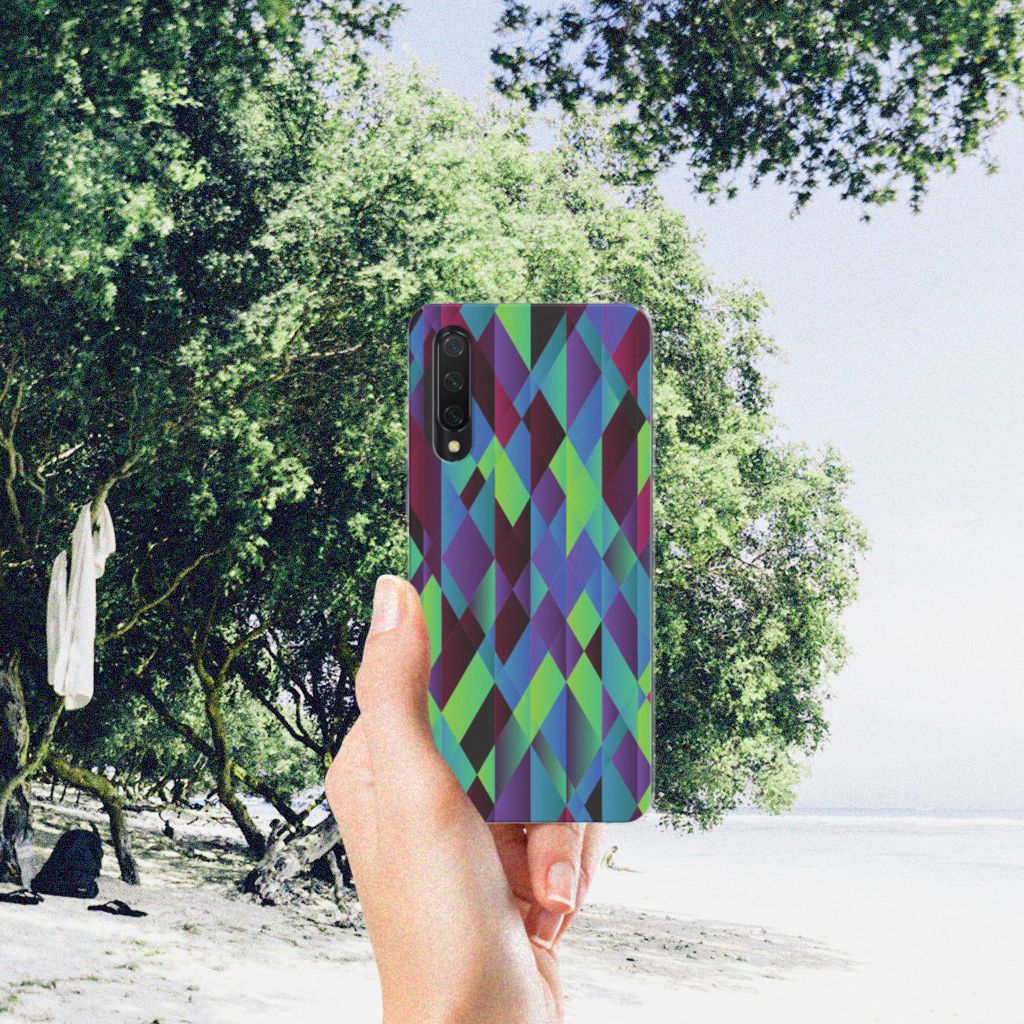 Xiaomi Mi 9 Lite TPU Hoesje Abstract Green Blue B2C Telecom