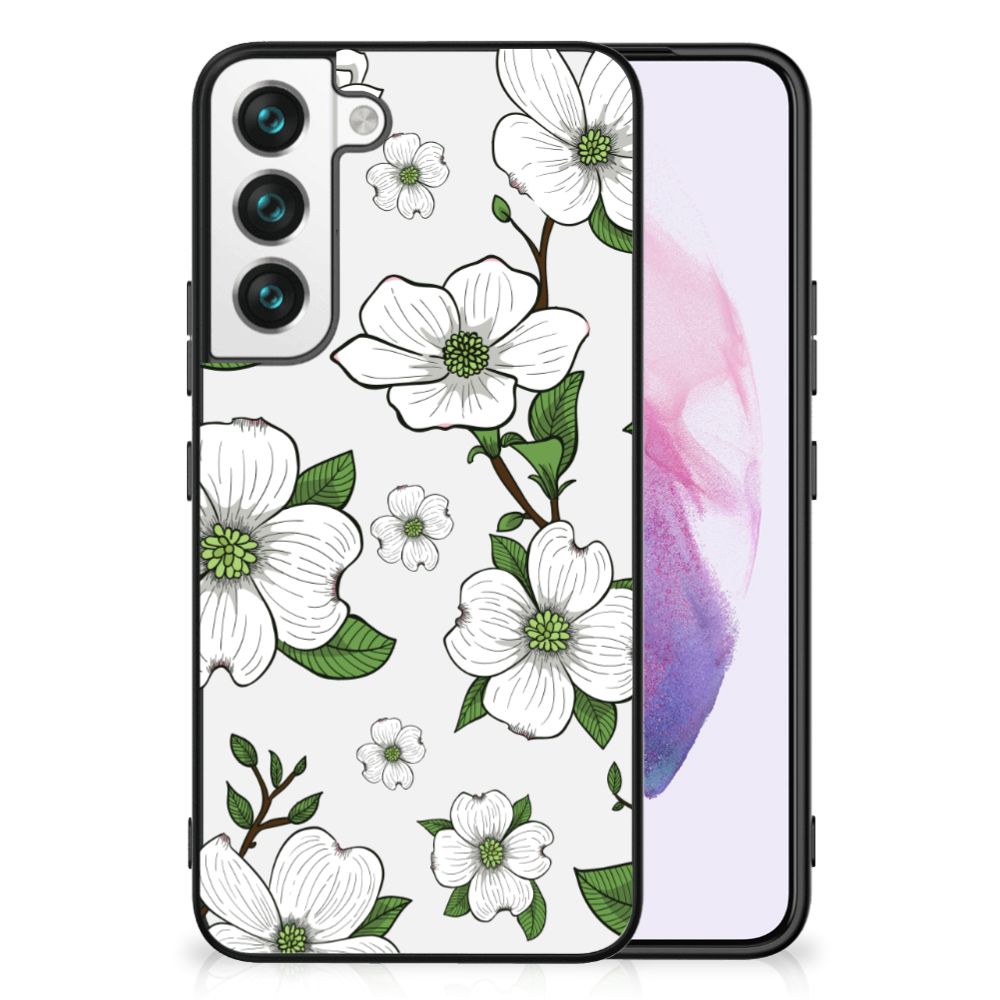 Samsung Galaxy S22 Bloemen Hoesje Dogwood Flowers