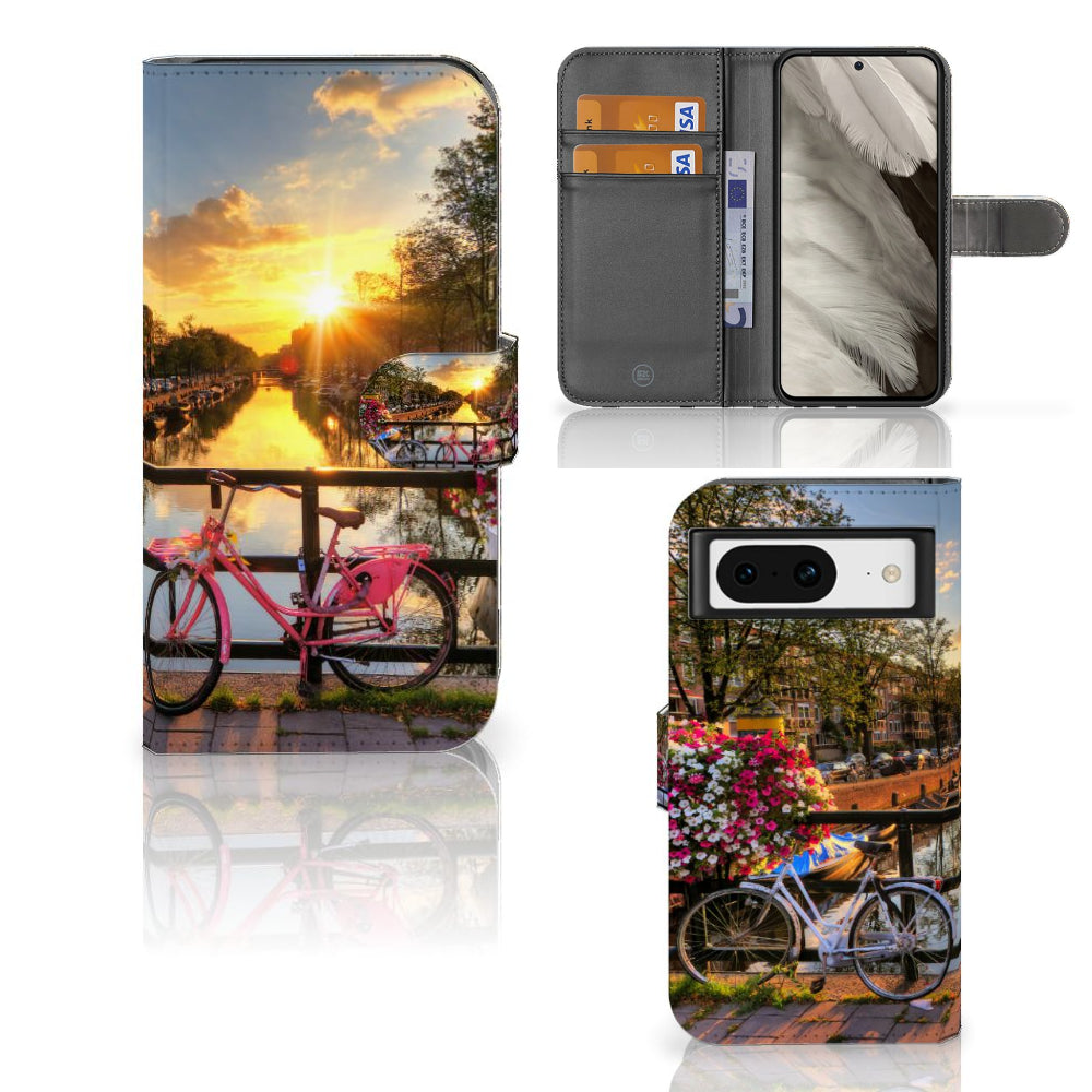 Google Pixel 8 Flip Cover Amsterdamse Grachten