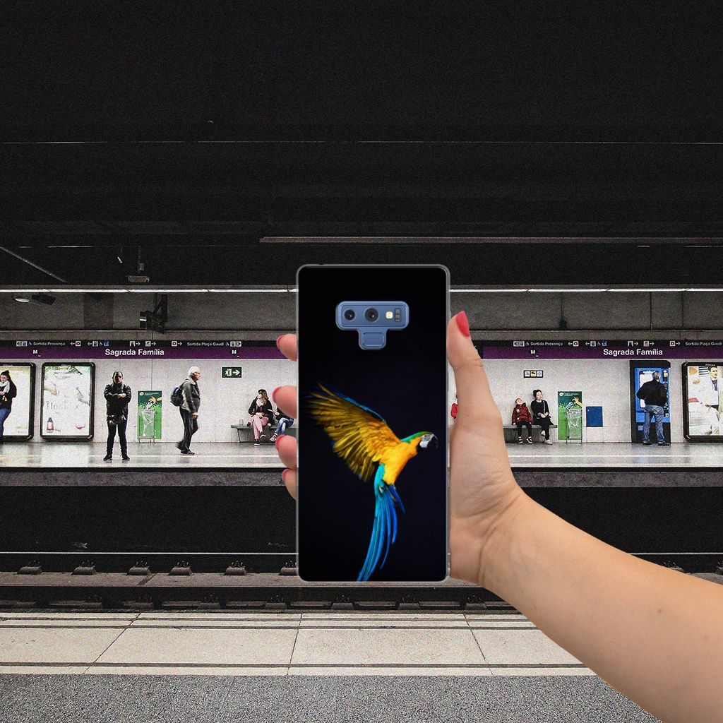 Samsung Galaxy Note 9 TPU Hoesje Papegaai