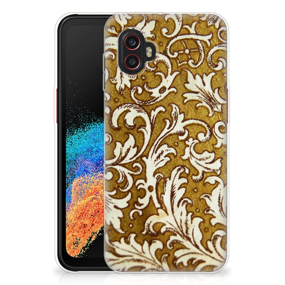Siliconen Hoesje Samsung Galaxy Xcover 6 Pro Barok Goud B2C Telecom