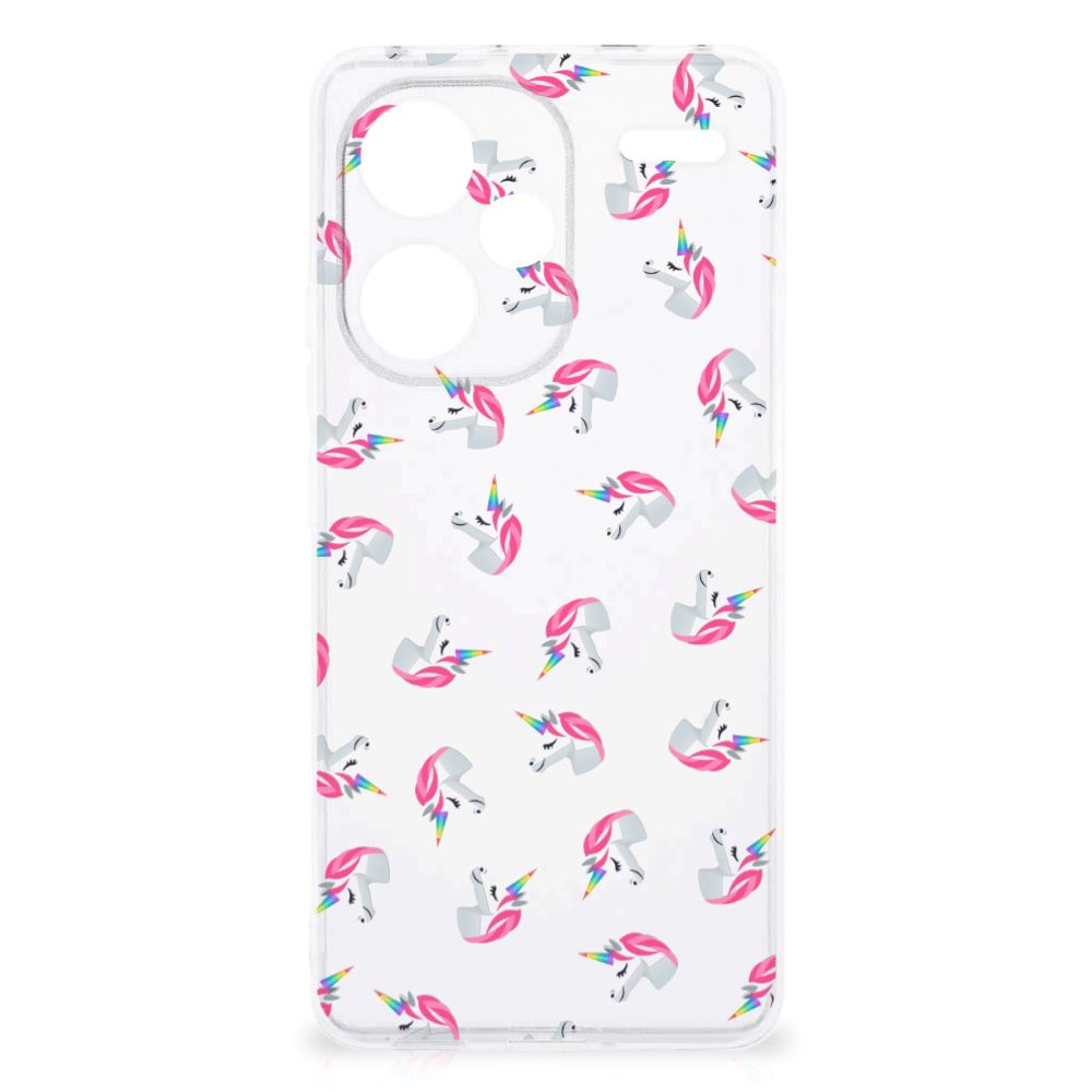 TPU bumper voor Xiaomi Redmi Note 13 Pro Plus Unicorns
